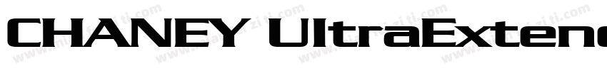 CHANEY UItraExtended字体转换